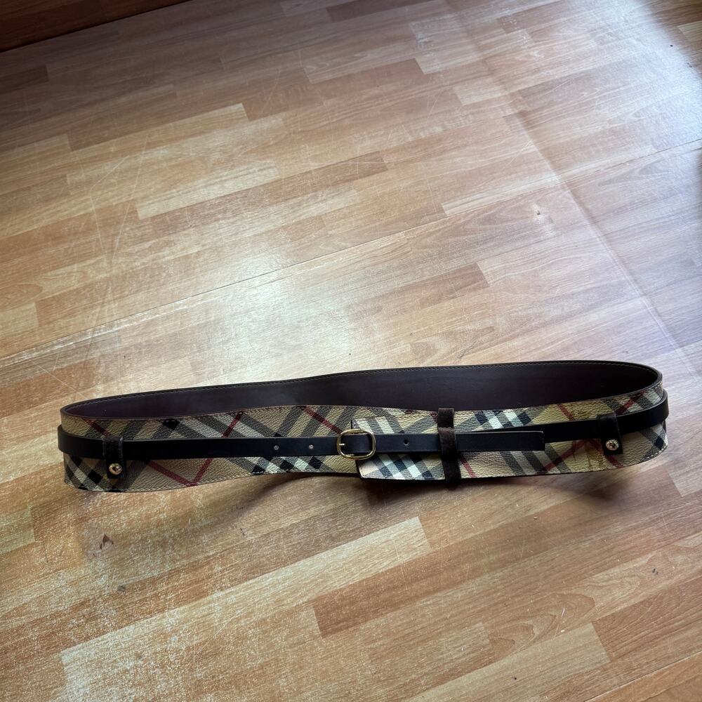 Burberry Vintage Check corset waist belt, authentic - Picture 8 of 13